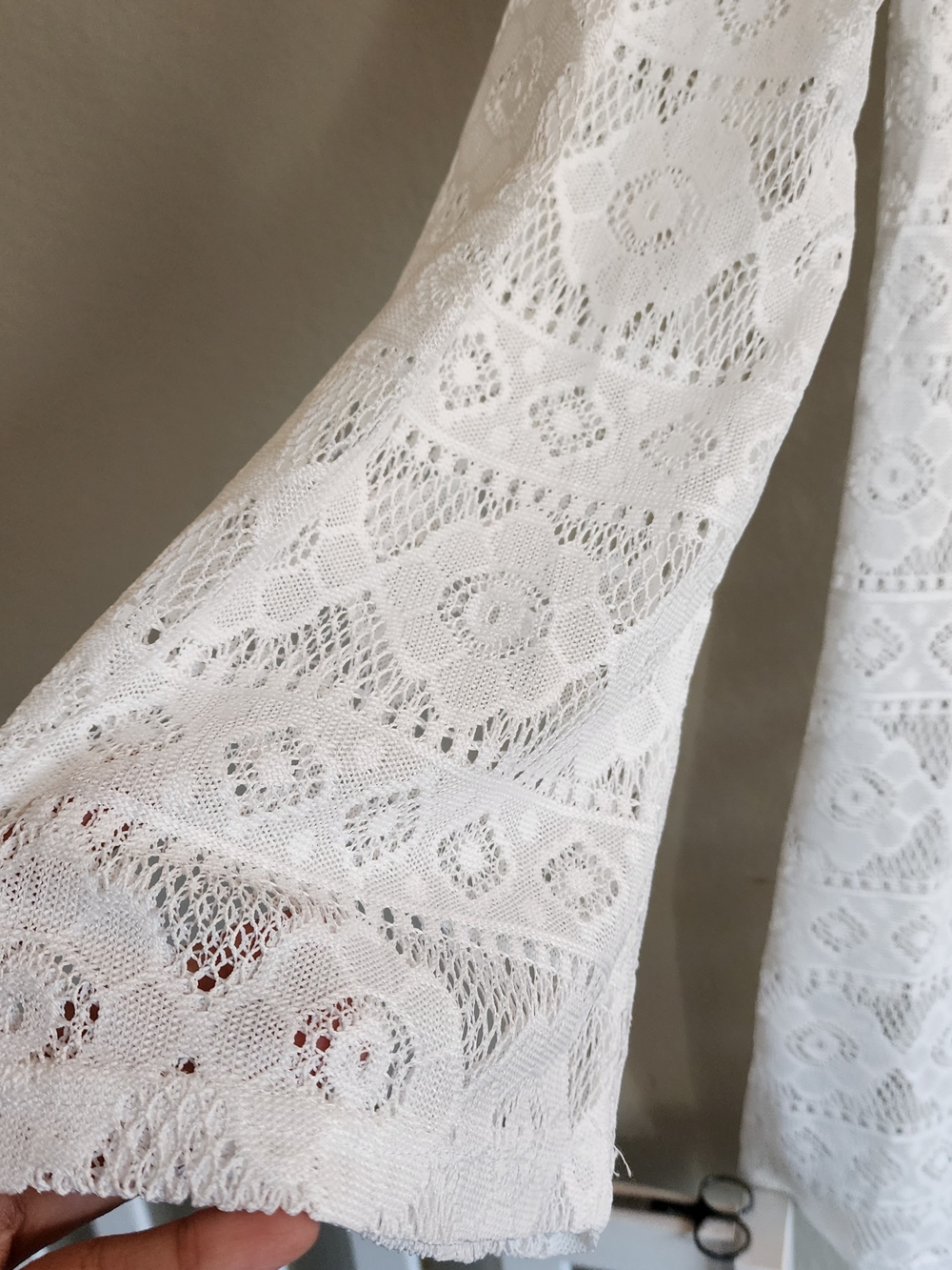Lulus City of Angels White Crochet Lace Button-Up Swim Cover-Up - Picture 6 of 7